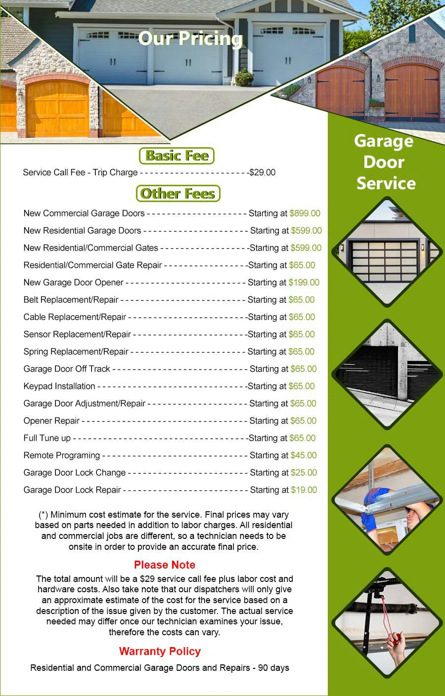 Interstate Garage Door Service Collegeville, PA 610-727-0588